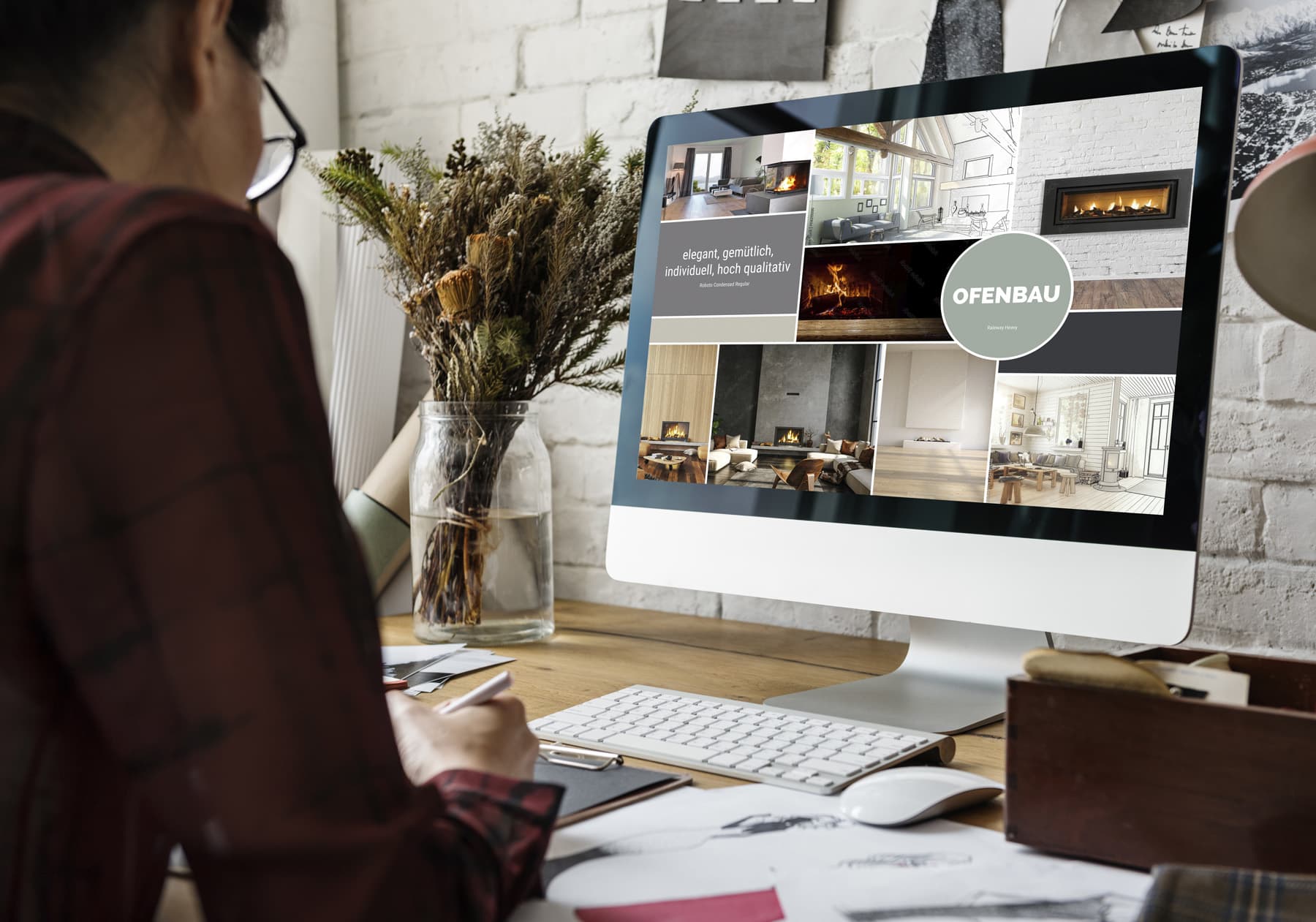 mockup bueazer moodboard